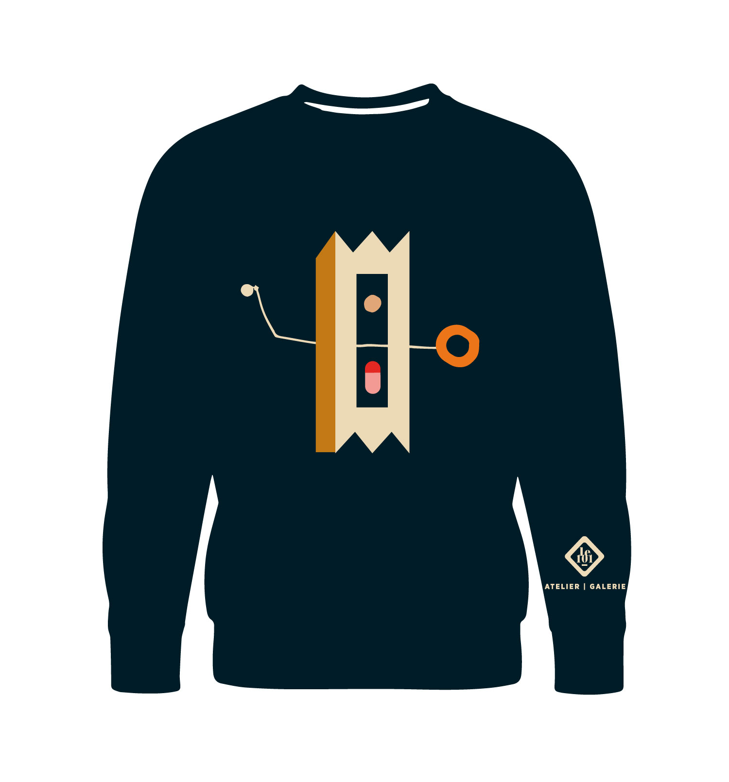 Sweat-shirt Col Rond Gaston